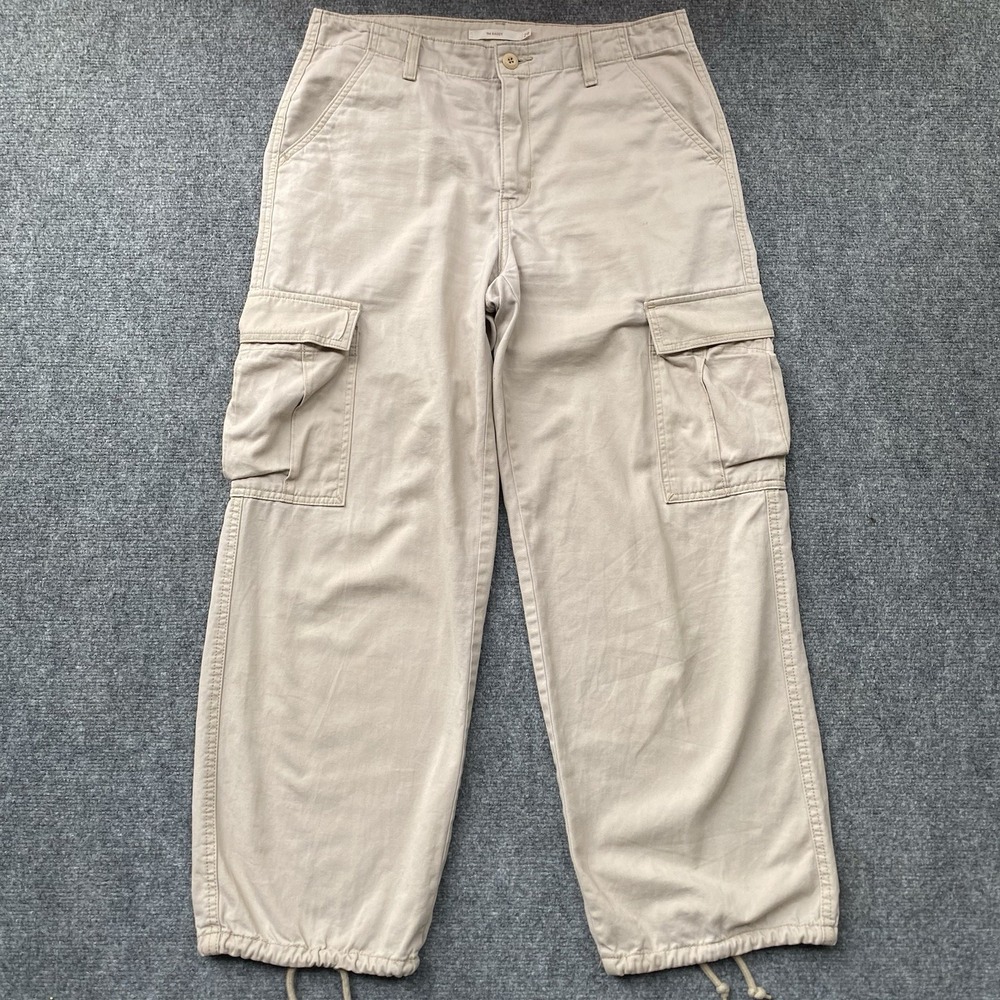 Levi's Women '94 Baggy Cargo Pants Size 29 Safari Beige Utility Gorpcore Casual